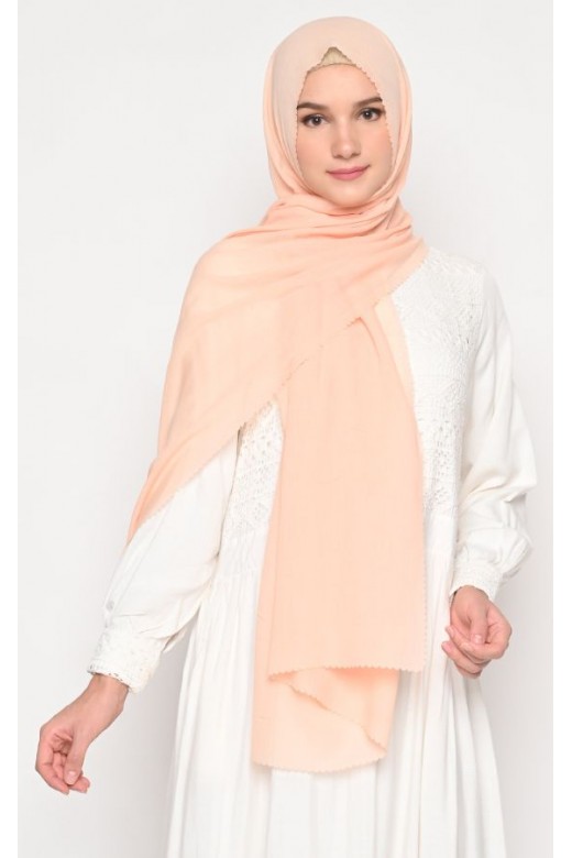 Pasmina Voal Gucci Lasercut Peach